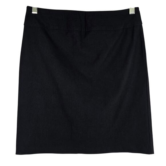 M Rekucci Classic Black Pencil Skirt Women Size S Office Career Business Stretch - Picture 1 of 9
